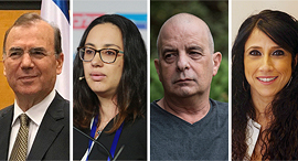 Ami Appelbaum (left), Karina Odinaev, Yuval Diskin, Ziva Eger. Photo: Orel Cohen, Yossi Zamir, Eli 