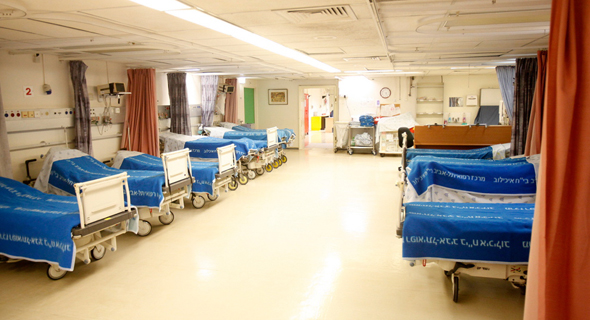 בית חולים בעת שביתת האחיות, צילום: אמיר לוי