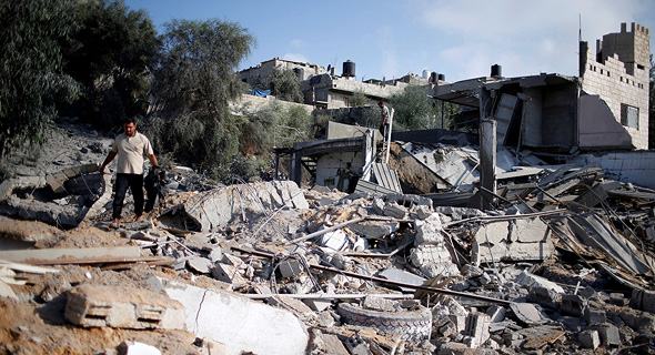 Gaza following recent bombings. Photo: Reuters