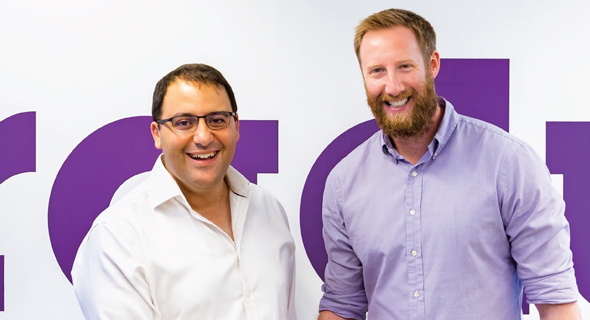 Graduway's CEO Daniel Cohen (right) and VineUp's General Manager Luke Deering. Photo: PR