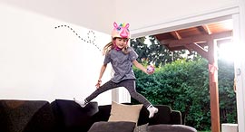 A child playing with a Storyball toy. Photo: Storyball PR