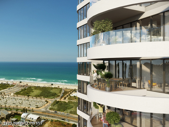 דירות עם נוף לים בריביירה המתפתחת של ישראל