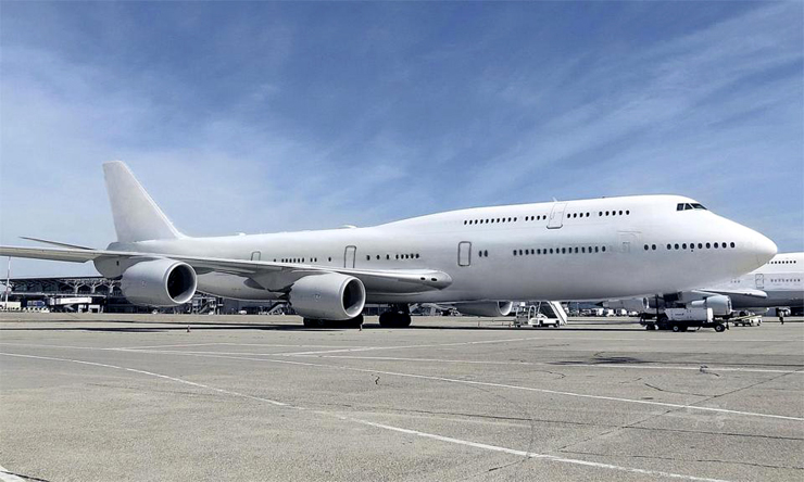 בואינג 747-8 של משפחת המלוכה הקטארית. עכשיו למכירה