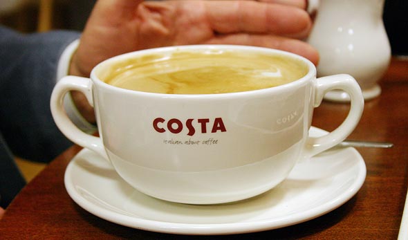 כוס קפה של קוסטה, צילום: CoolGuy, ויקיפדיה