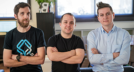 Datree founders Eyar Zilberman (left), Shimon Tolts, and Arthur Schmunk. Photo: PR