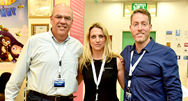The Dock's Hannan Carmeli (left), Noa Schuman, and Nir Gartzman. Photo: The Dock