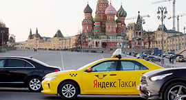 Yandex taxi. Photo: Bloomberg