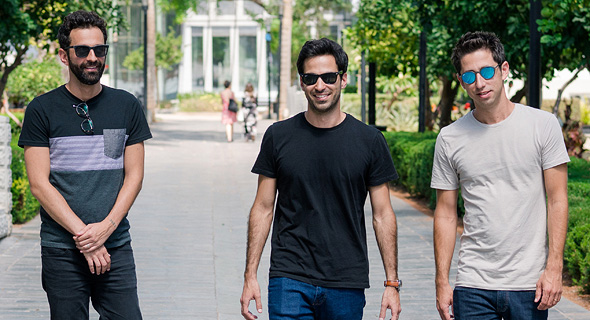 EquityBee founders Arik Moav (left), Oded Golan, and Oren Barzilai. Photo: Nufar Tagar 