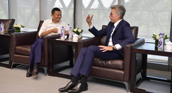 Alibaba CEO Jack Ma (left) and SAP CEO Bill McDermott. Photo: PR  