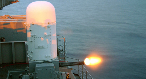 תותח וולקן פלאנקס, כלי הגנה ימי שמסוגל להפיל טילים באוויר, צילום: Clker