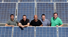 SolarEdge's founding team. Photo: Amit Sha'al
