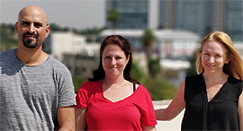 Ladingo co-founders Guy Levy, Ruth Reiner, and Hagar Valiano (right). Photo: PR