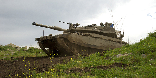 טנק מרכבה סימן 4 של צה"ל, צילום: אפי שריר