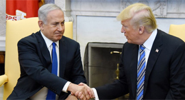 U.S. President Donald Trump and Israeli Prime Minister BEnjamin Netanyahu. Photo: Reuters