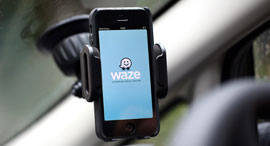 Waze. Photo: Bloomberg