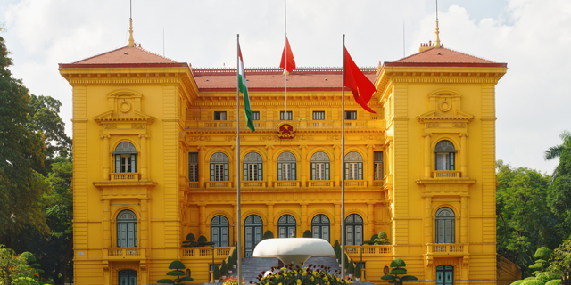 ארמון הנשיאות הווייטנאמי, צילום: שאטרסטוק