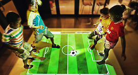 EyeClick's interactive playtime technology. Photo: PR 