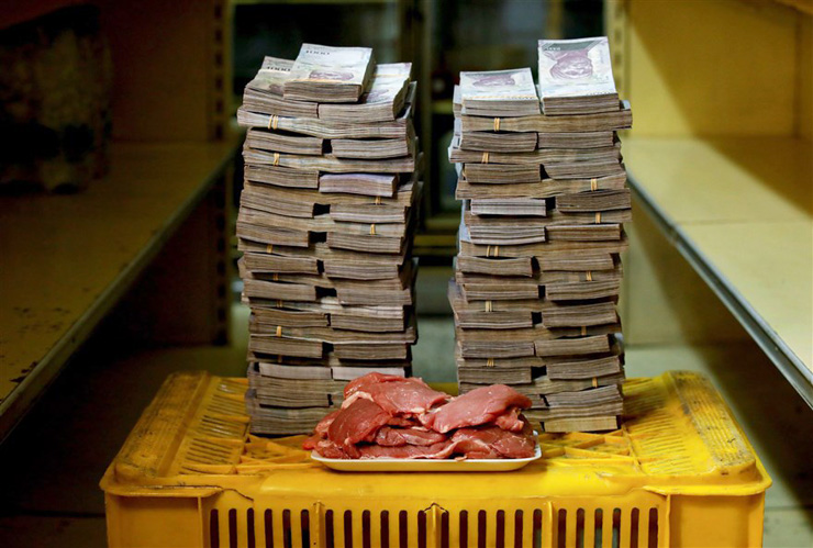 קילו בשר - 9.5 מיליון בוליבר (1.45 דולר), צילום: רויטרס