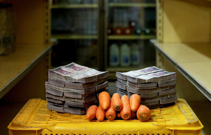 קילו גזר - 3 מיליון בוליבר (46 סנט), צילום: רויטרס