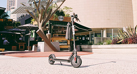 Bird electric scooter. Photo: Dana Asis