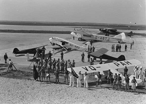 The graduation ceremony of the first batch of Jewish air force pilots in 1939. Source: Wikimedia