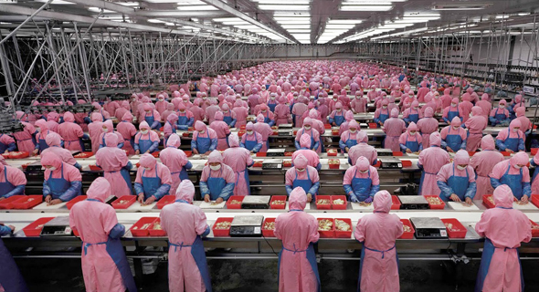 פועלים בסין, צילום: youtube