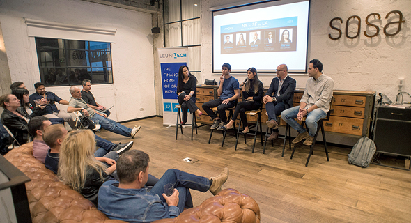 Left to right: Yifat Oron, Aaron Rosenson, Daniel Goldstein, Eran Gilad and Eyal Bino. Yuval Chen