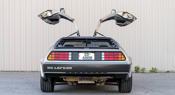 Back to the future style car. Photo: Shutterstock