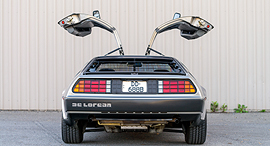 Back to the future style car. Photo: Shutterstock