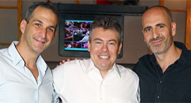 OpenLegacy's CFO Ron Rabinowitz (left), CEO Romi Stein, and CTO Roi Mor. Photo: OpenLegacy