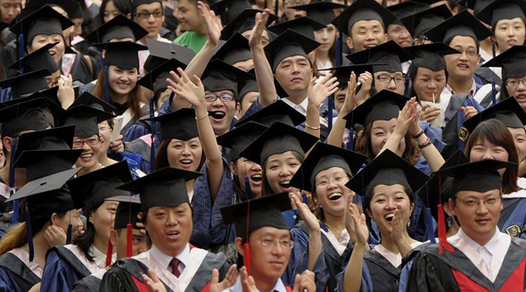 סטודנטים סינים , צילום: Chinasmack