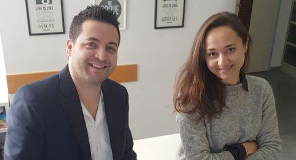 Abilisense co-founders Erez Lugashi (right) Katerina Rotenberg 