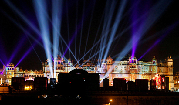 ארמון אודייפור בו נערכות החגיגות, צילום: רויטרס