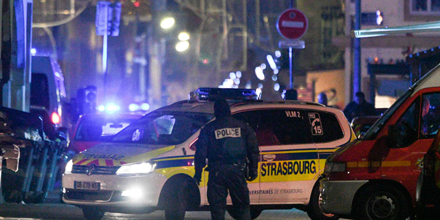 פיגוע הירי אמש בשטרסבורג, צרפת, צילום: איי אף פי