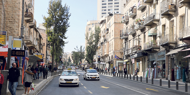 מרכז ירושלים, צילום: אלכס קולומויסקי