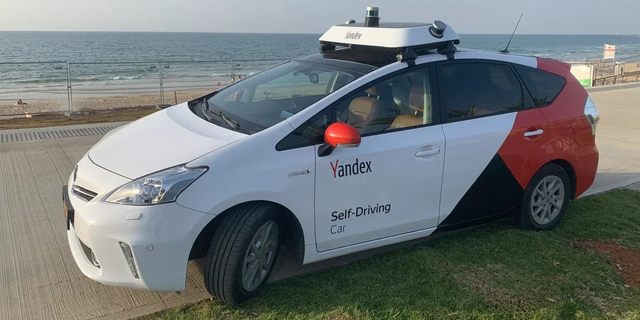 Yandex' autonomous vehicle in Israel. Photo: Yandex