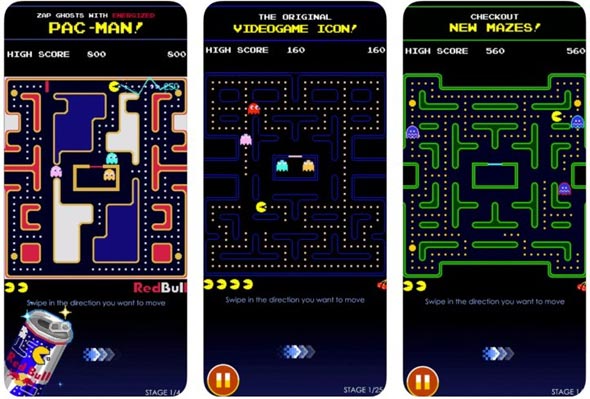 Pac-Man on mobile. Photo: iTunes/Google Play (screenshot)