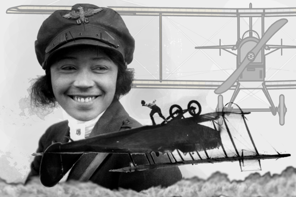 בסי קולמן, גיבורת טיס מסוג אחר, צילום: picdeer/aviationcv/wikimedia 