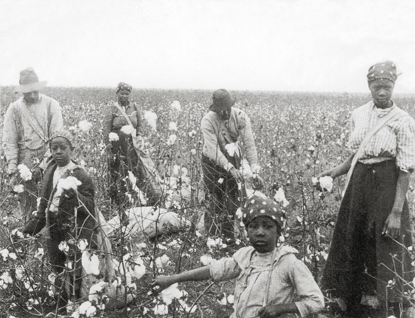 פועלים בדרום ארה"ב בתחילת המאה, צילום: thestoryoftexas
