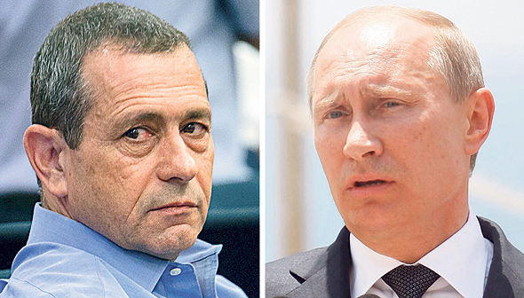 מימין: נשיא רוסיה ולדימיר פוטין וראש השב"כ נדב ארגמן. התערבות זרה