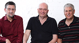 Ziv Binyamini, Yoav Hollander, and Gil Amid. Photo: Dror Sithakol