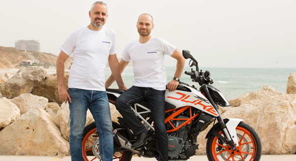 Ride Vision's co-founders Lior Cohen (left) and Uri Lavi. Photo: Ride Vision