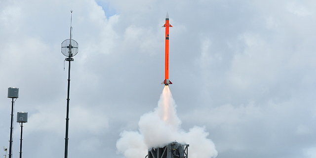 שיגור ברק 8, צילום: התעשייה האווירית
