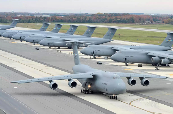 מטוסי C5 אמריקאיים, צילום: USAF