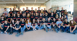 PerimeterX's team. Photo: Liat Mandel