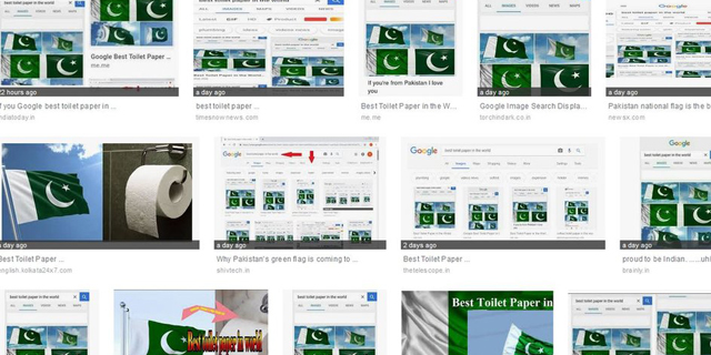 גוגל חוקרת: איך הפך דגל פקיסטן לנייר טואלט בתוצאות החיפוש?