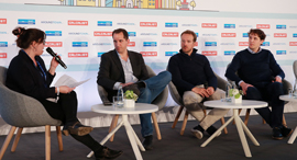 From right: Roel Janssen, Filip Dames, Daniel Shinar and Hagar Ravet