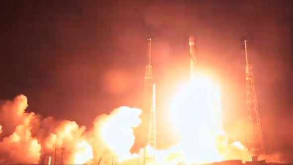 Beresheet launch. Photo: SpaceX