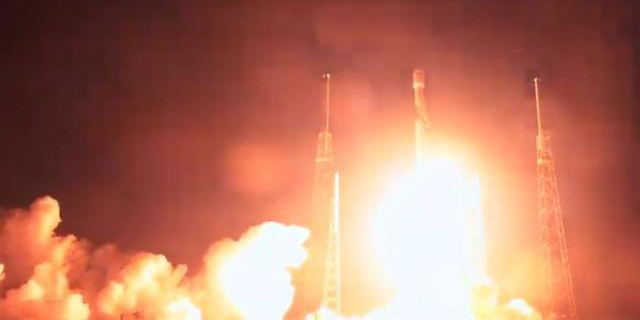 השיגור עבר בהצלחה, צילום: spaceX