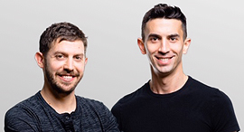 Curv's co-founders (from right) Itay Malinger and Dan Yadlin. Photo: Netanel Tobias